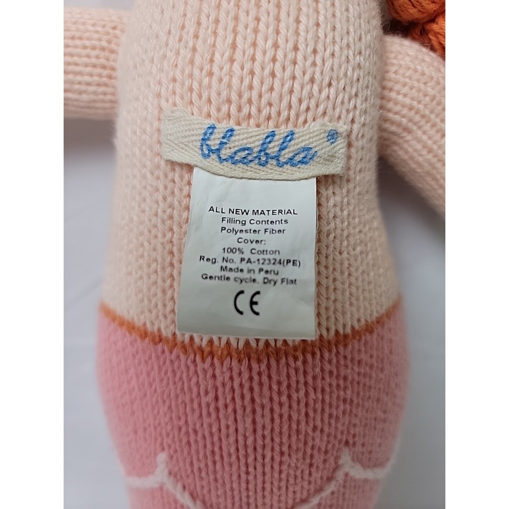 Blabla Kids Hand-knit 14 Melody Mermaid Doll Yarn Hair toys stuffy plush collect - Picture 6 of 7